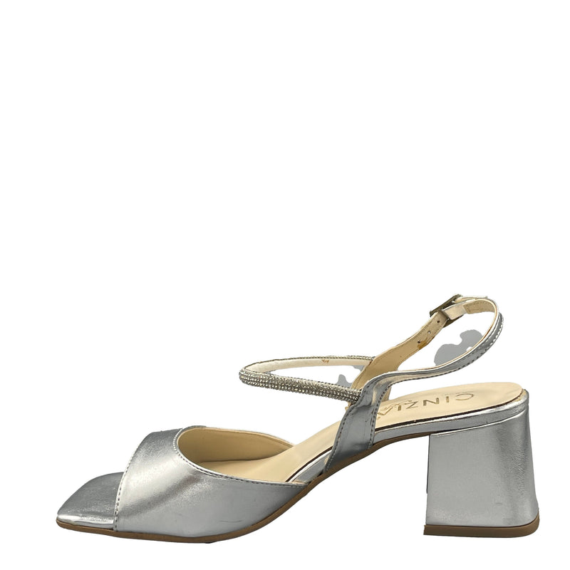 Cinzia Soft Laminato Strass - NB65092 - Argento
