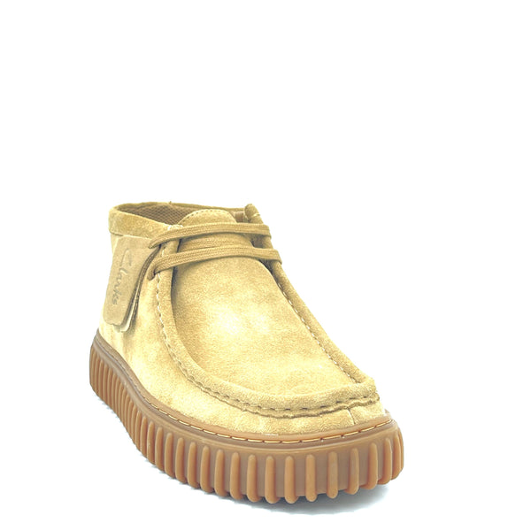 Clarks Torhill Hi - Dark Sand Suede