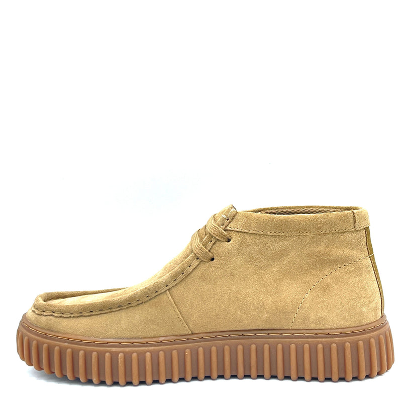 Clarks Torhill Hi - Dark Sand Suede