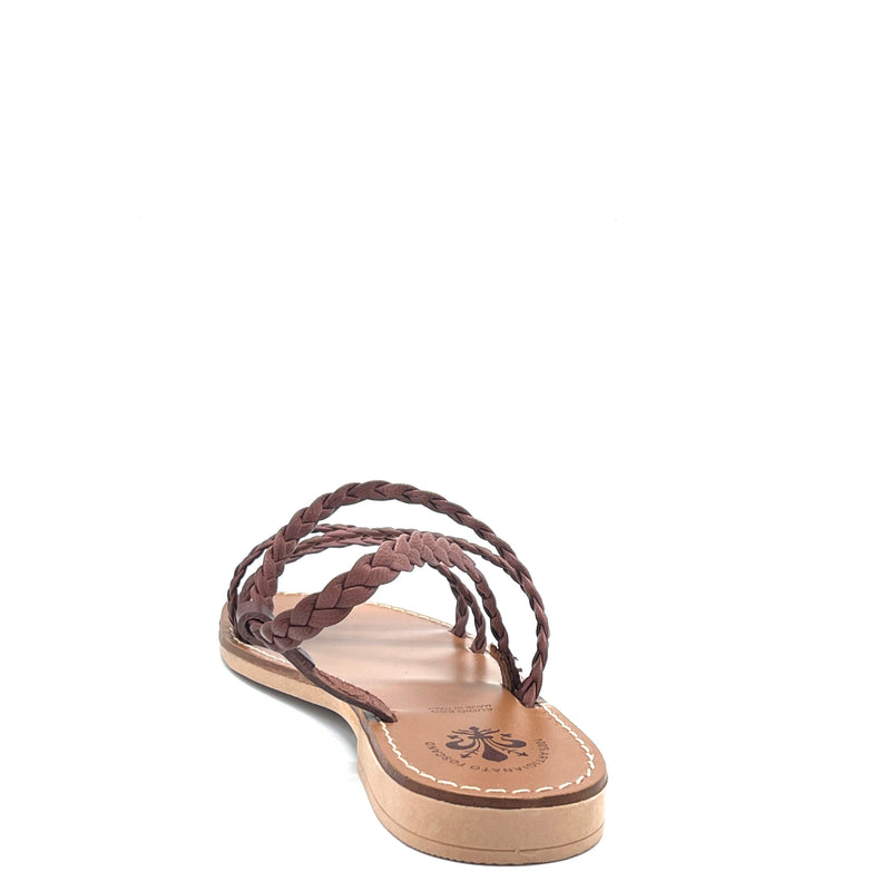 Artigianato Toscano Carol Rig. - 47BS - Treccia Vacch. Castagna