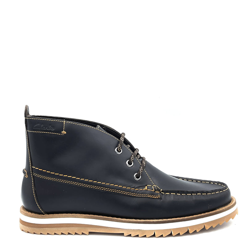 Clarks Durston Mid - Dark Brown Leather