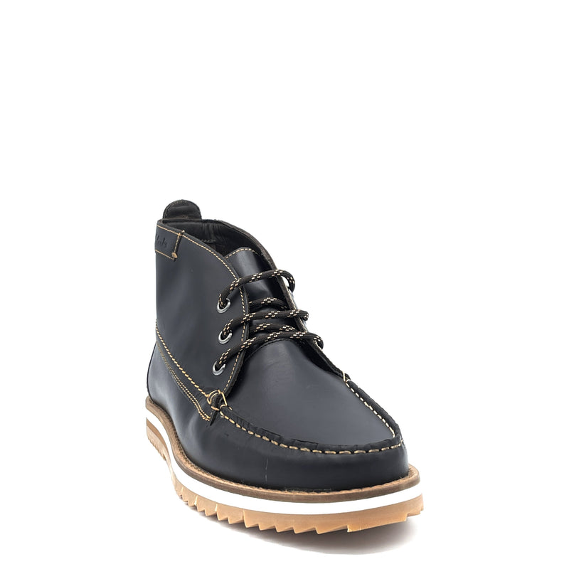 Clarks Durston Mid - Dark Brown Leather