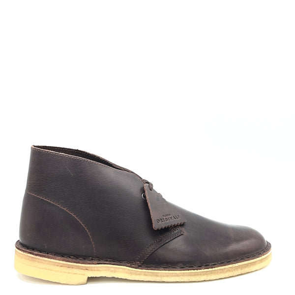 Clarks Polacchina Leather - B40362P7 - Chestnut