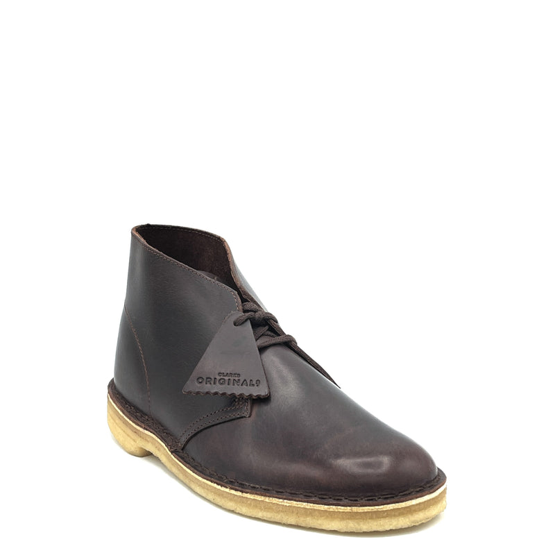 Clarks Polacchina Leather - B40362P7 - Chestnut