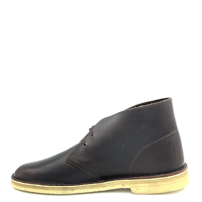Clarks Polacchina Leather - B40362P7 - Chestnut