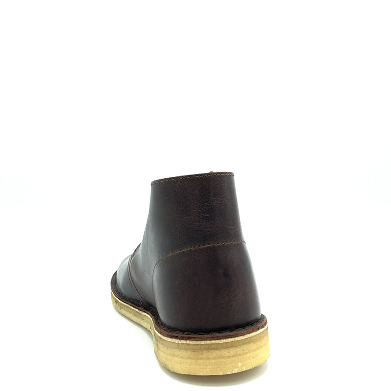 Clarks Polacchina Leather - B40362P7 - Chestnut