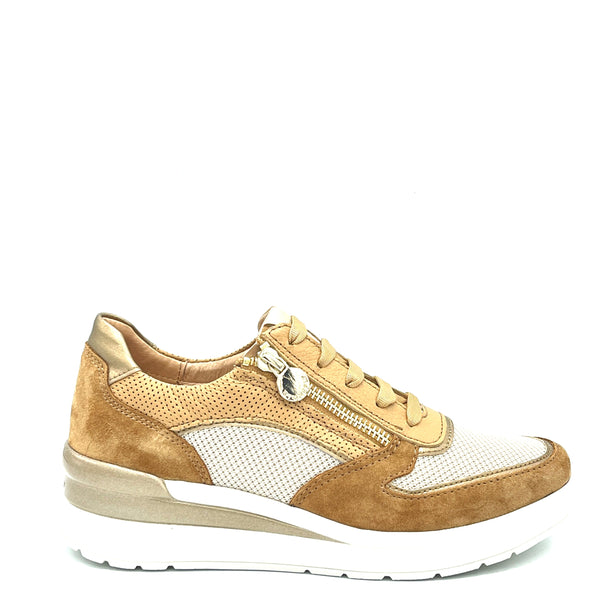 Stonefly Cream Velour - 218968 - Tan Brown
