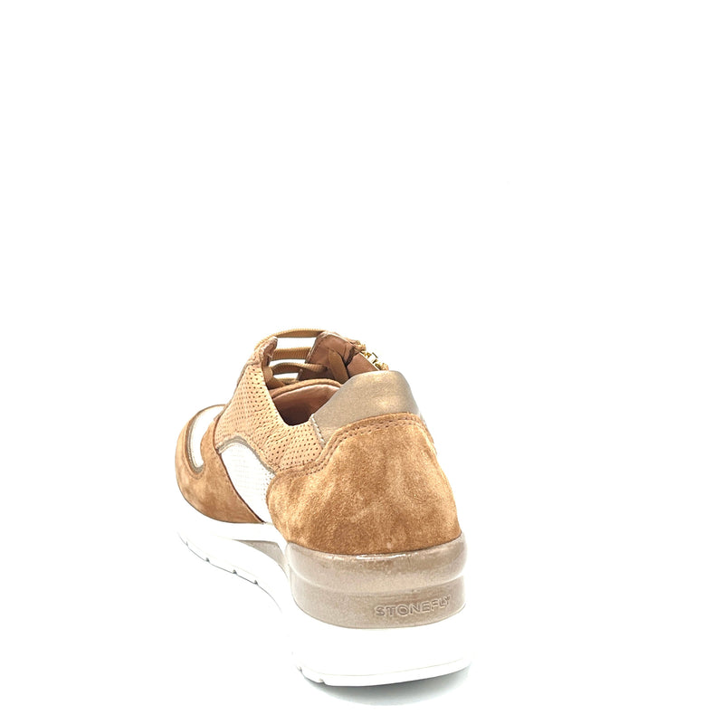 Stonefly Cream Velour - 218968 - Tan Brown