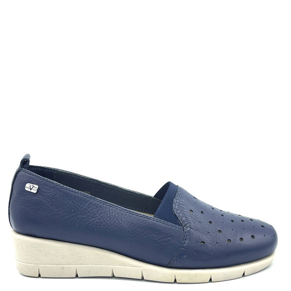 Valleverde Scarpa Vitello - V66176 - Blu