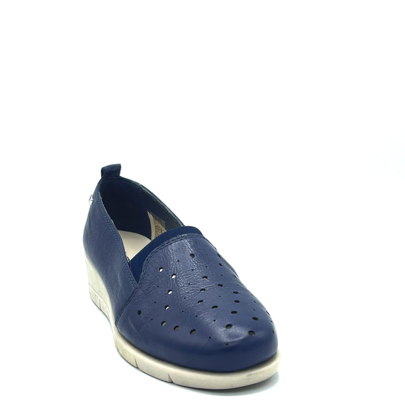 Valleverde Scarpa Vitello - V66176 - Blu