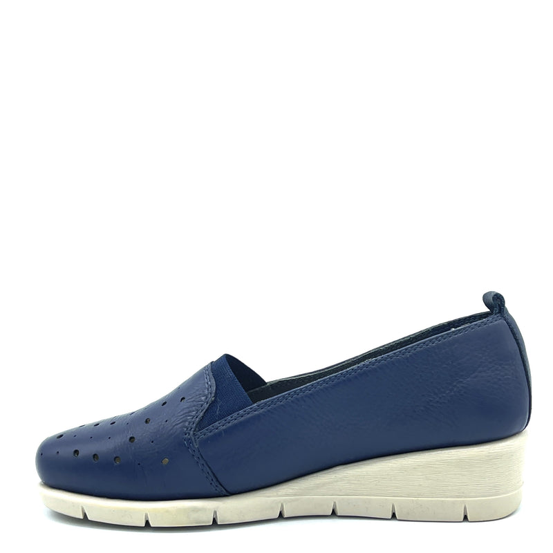 Valleverde Scarpa Vitello - V66176 - Blu